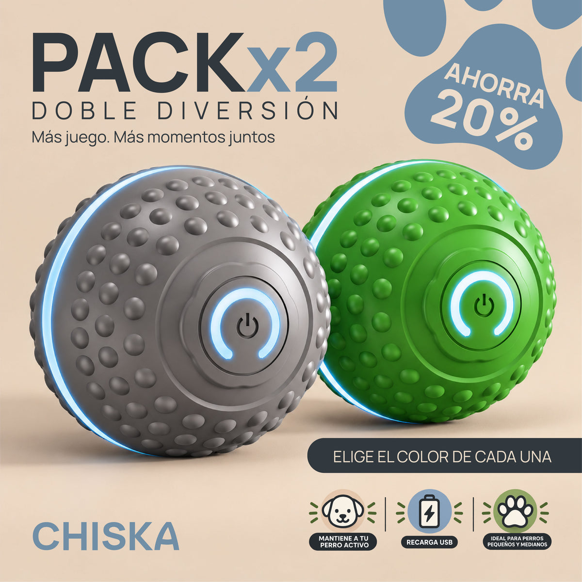 Pack PawBounce™ x2 | Mejor valor